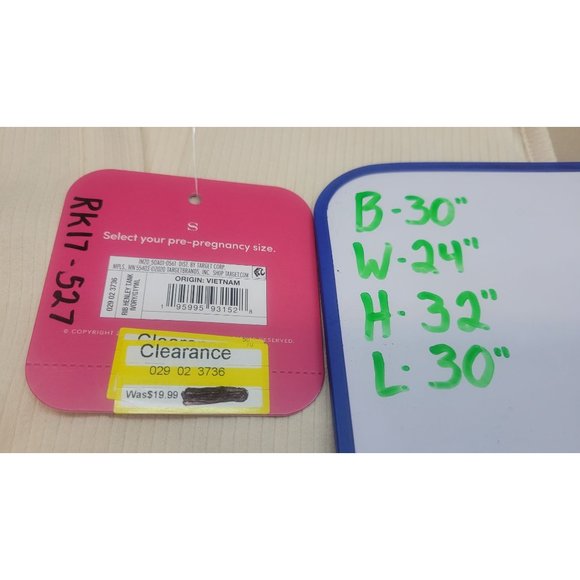 Women's Rib Maternity Tank Top - Isabel Maternity by Ingrid & Isabel White Small - Picture 7 of 8